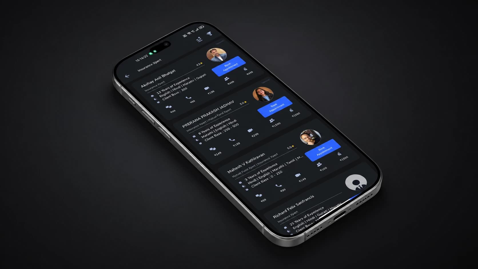 DhanXpert — Financial Advisory Marketplace showcase 3